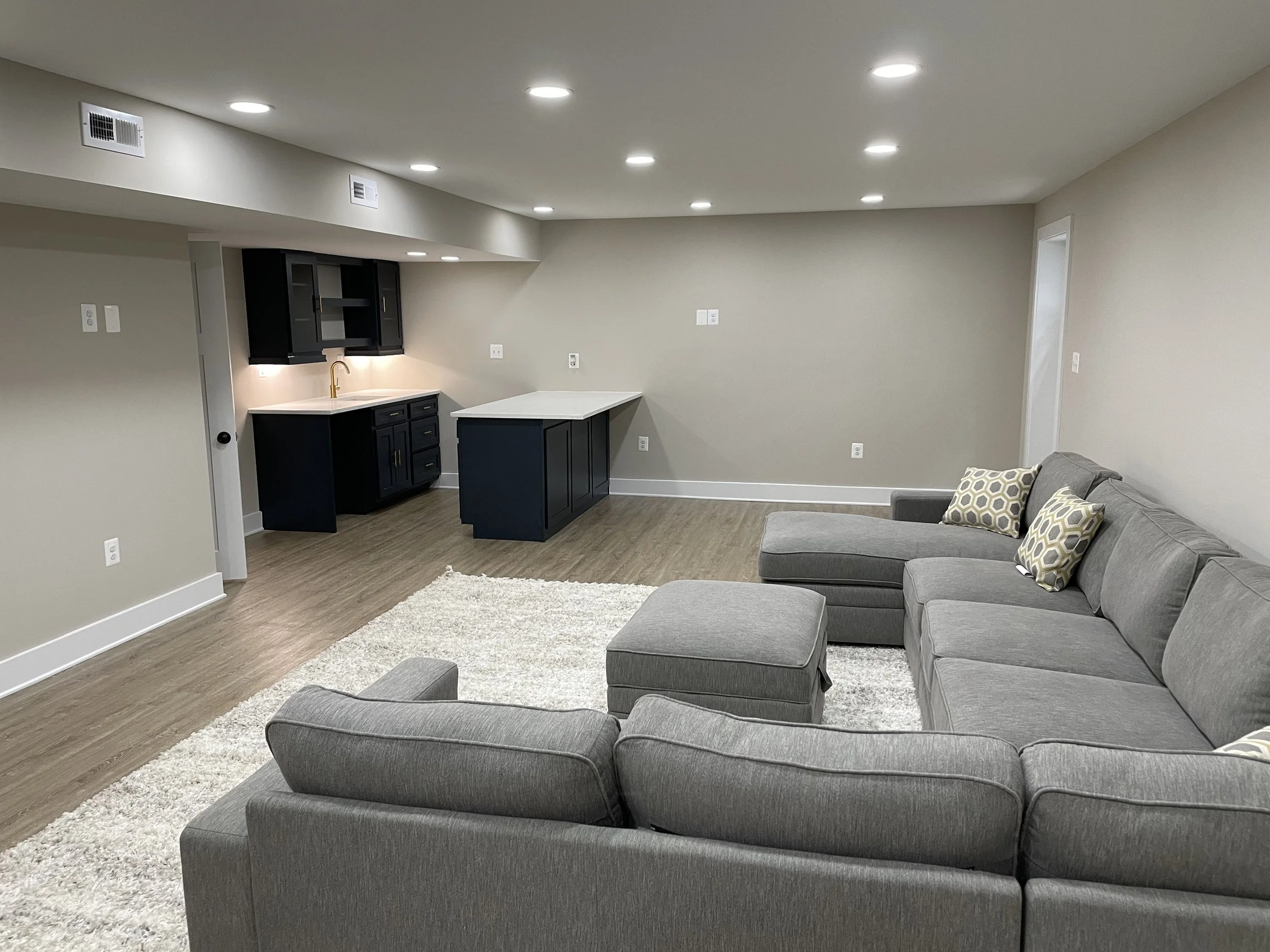 Finished WillowBay lower-level remodel